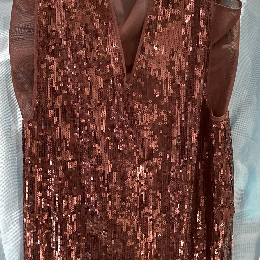 Sleeveless sequins cocktail dress by Sachin & Babi